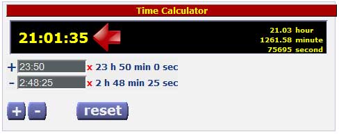 Timing Calculation