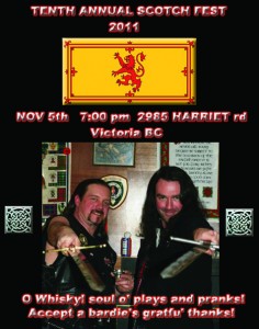 10th Annual Scotch Fest Poster (2011)