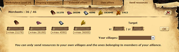 Marketplace Send Resources